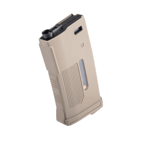 PTS EPM1-S AEG magazine in Dark Earth for cross-training paintball.