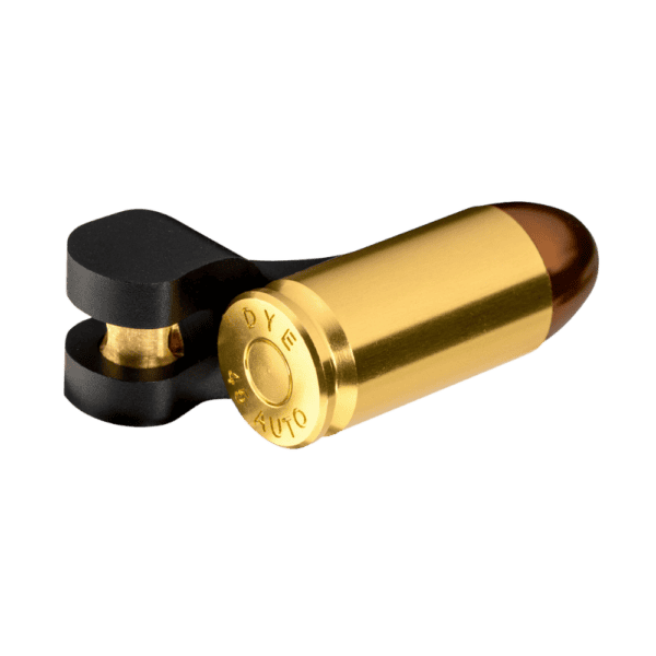 Brand new gold and black DYE FEEDNECK LEVER - SPENT .45 aluminum paintball marker upgrade accessory.