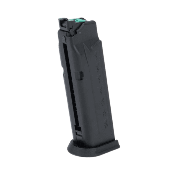 G&G 25rd Magazine for Piranha Series Airsoft GBB Guns black magazine for tactical paintball cross-training.