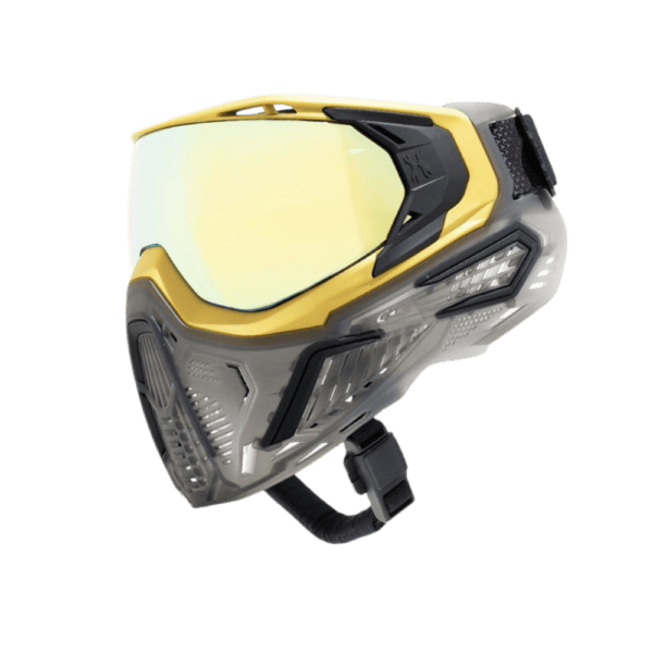 HK Army SLR Goggle System mask in ALLOY for paintball protection.