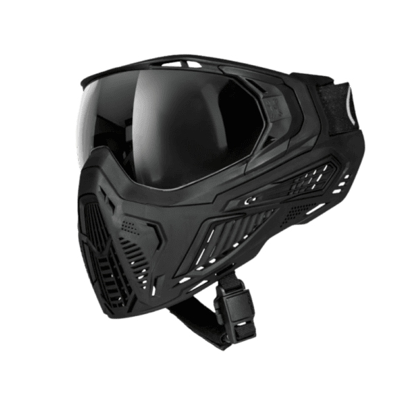 HK Army SLR Goggle System mask in Midnight black for paintball.