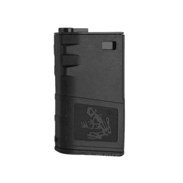G&P 140rd Short Skull Frog black magazine for tactical cross-training paintball.