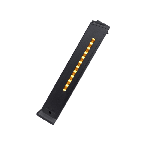 H&K UMP 110rd Mid Cap Mags Single black magazine for tactical cross-training paintball.