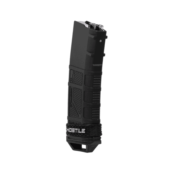 Hostile AWS 250 Round High Speed Mid Cap Magazine Black paintball cross-training loader.