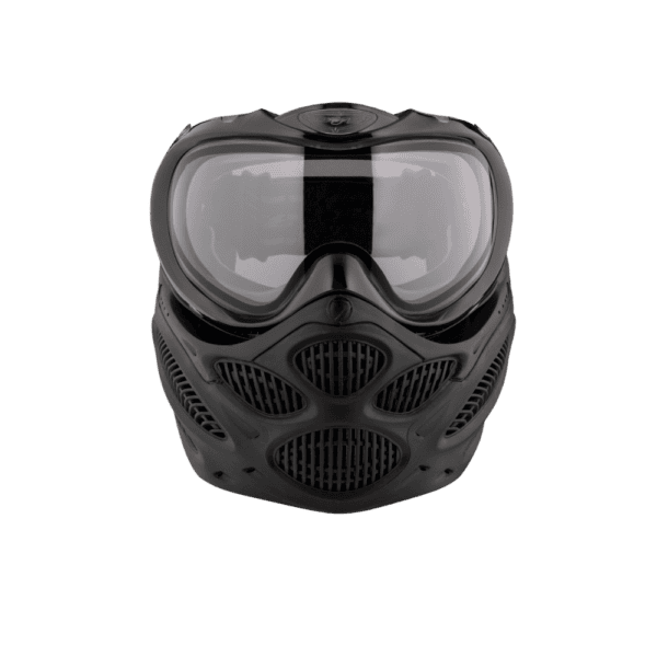 DYE brand i3 Pro Goggle mask in Onyx Black with anti-fog thermal lens for paintball.