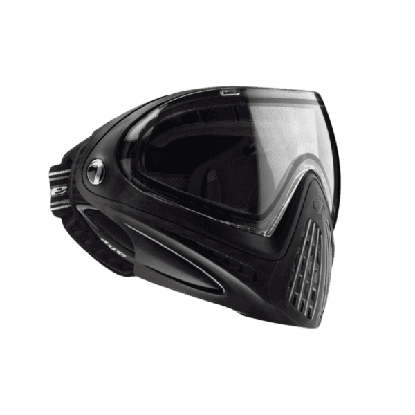 Dye i4 Goggles Black thermal paintball mask front view.