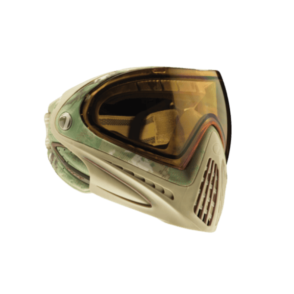 Dye i4 Goggles CAM camouflage thermal paintball mask front view.