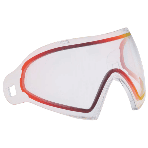DYE i4/i5 Thermal Lens Dyetanium Clear Sunrise variant for DYE paintball goggles.