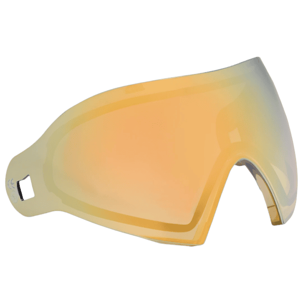 DYE i4/i5 Thermal Lens Dyetanium Fade Sunrise variant for DYE paintball goggles.