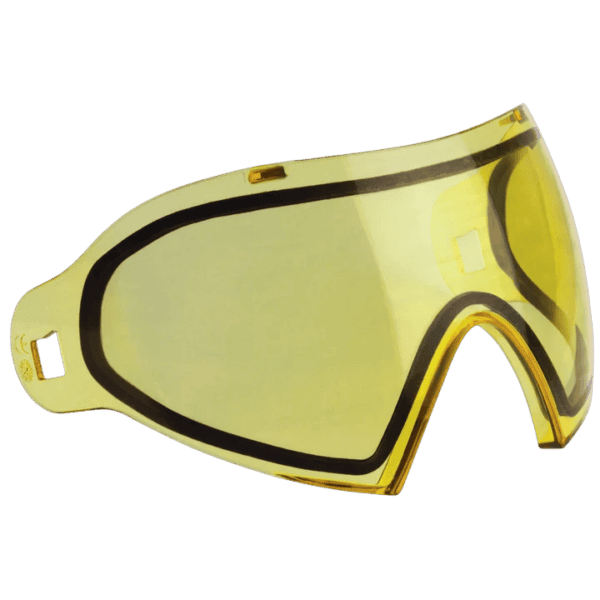 DYE i4/i5 Thermal Lens Yellow replacement for DYE paintball goggles.