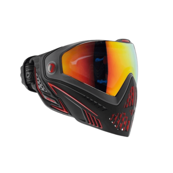 DYE i5 Goggle Fire 2.0 thermal paintball mask profile view.