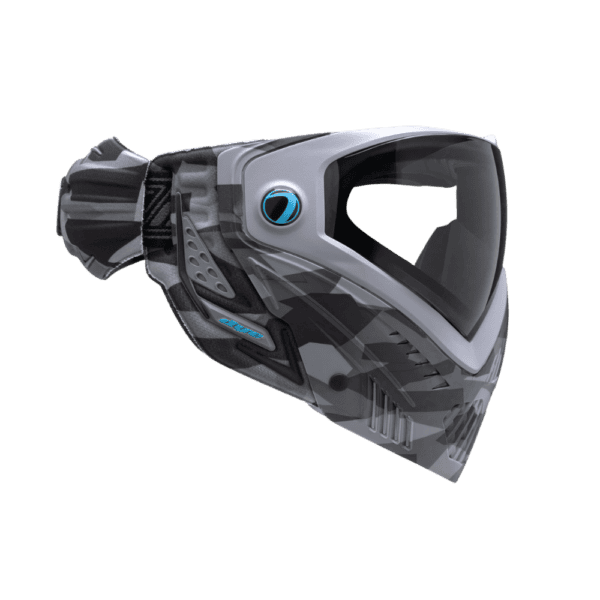 DYE brand i5 Thermal Paintball Goggle mask in Limited Edition Urban Camo with thermal lens.