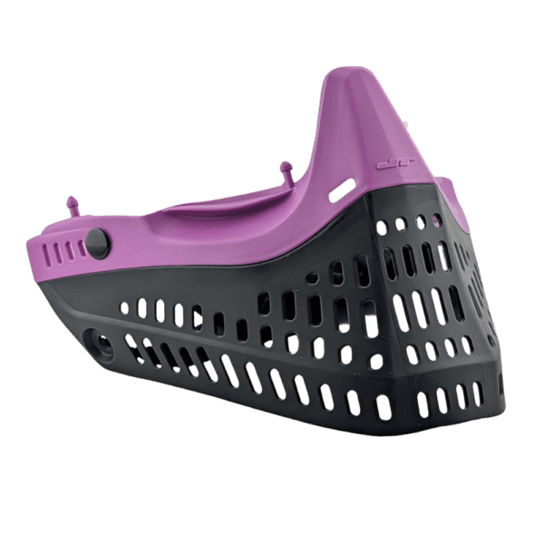 JT Proflex Nose and Skirt in Liquid Amethyst for paintball mask customization.