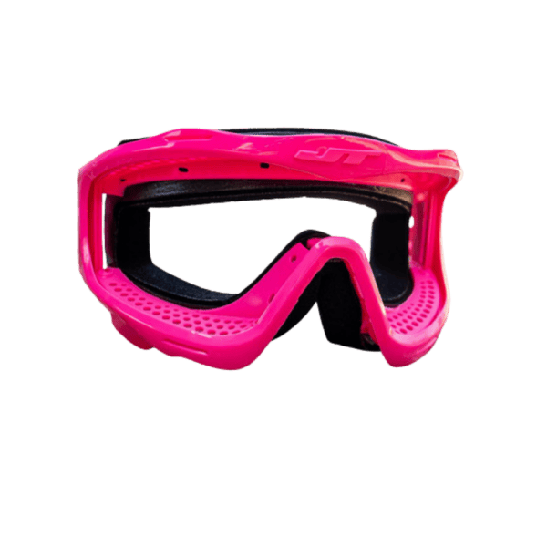 JT Proflex SE Frame in Breast Cancer Pink for paintball mask customization.
