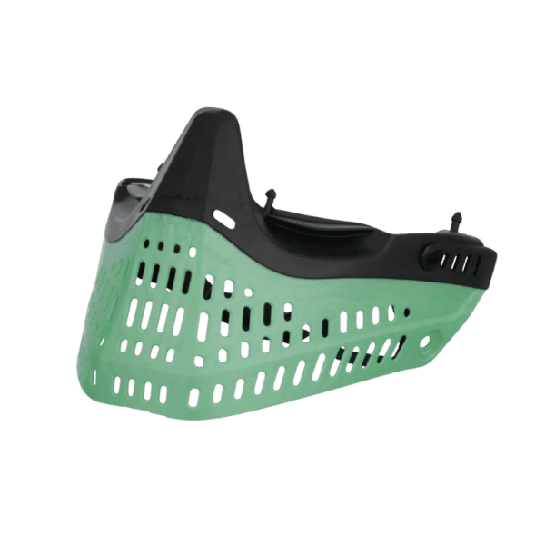JT Proflex SE Skirt in green with a black nose for JT paintball mask customization.