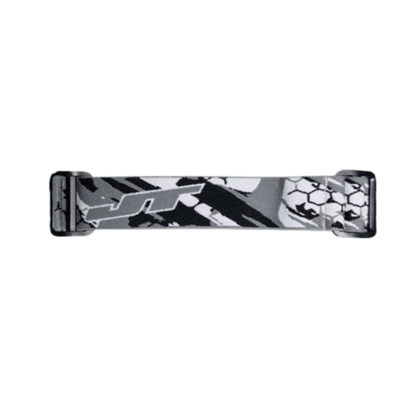 JT Woven Goggle Strap in Special Edition Gray for paintball mask customization.