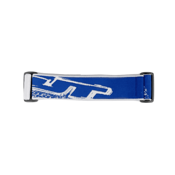 JT Woven Goggle Strap in Blue Limited Edition for JT paintball mask customization.