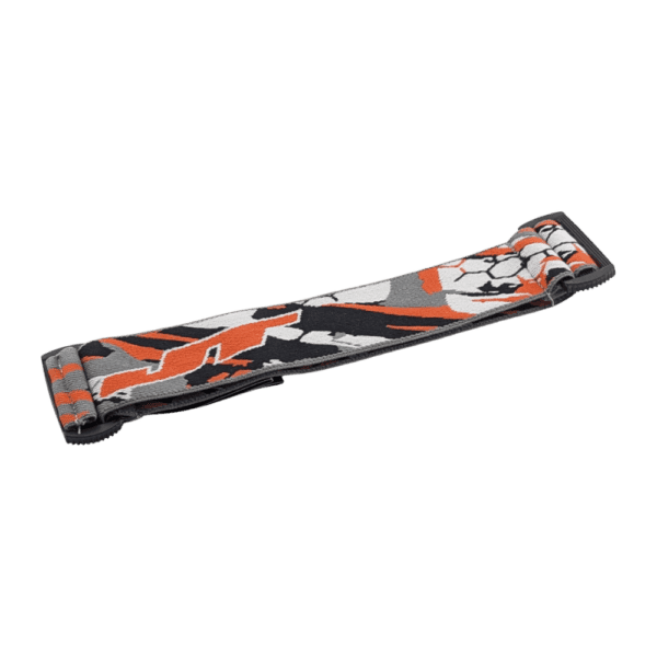 JT Woven Goggle Strap in Moto Orange Limited Edition for JT paintball mask customization.