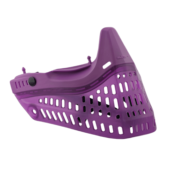 JT Proflex Nose and Skirt in Ice Amethyst for paintball mask customization.