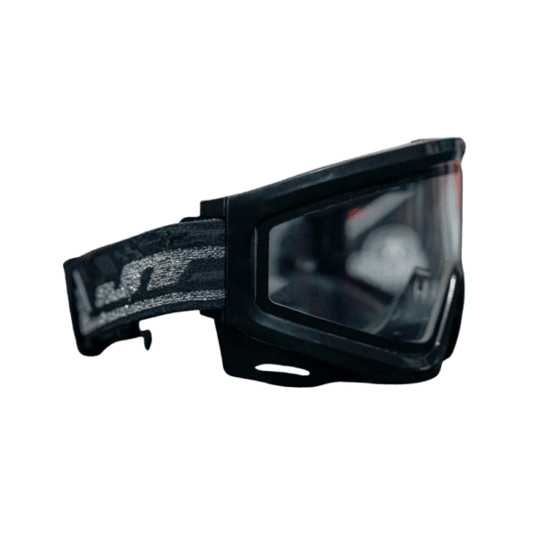 JT Proflex QLS Complete Frame Kit paintball mask parts in black with a clear thermal lens.