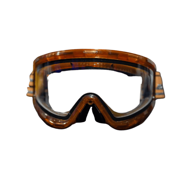 JT Proflex QLS Complete Frame Kit paintball mask parts in Ice Brown with clear lens.