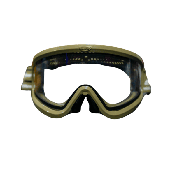 JT Proflex QLS Complete Frame Kit paintball mask parts in Olive with a clear thermal lens.
