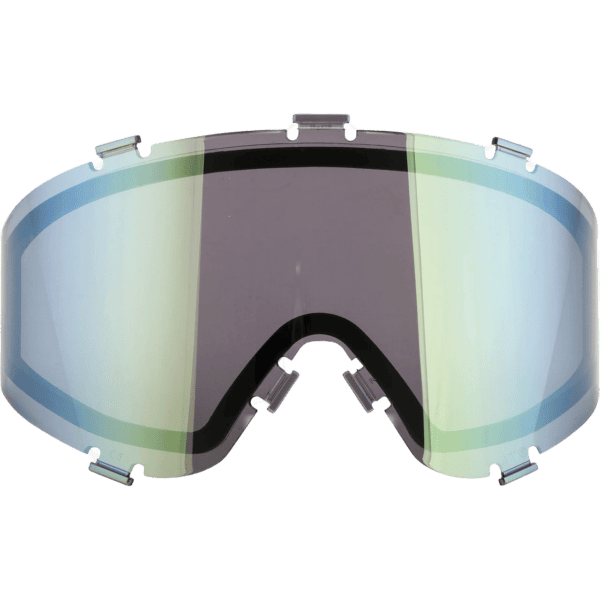 Brand new JT Spectra Thermal Lens in Chrome tint for paintball masks.