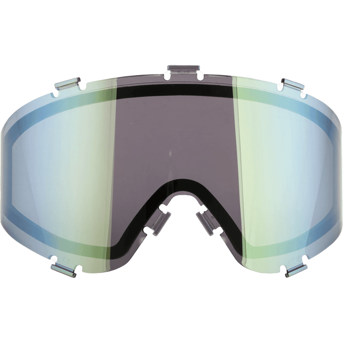 Brand new JT Spectra Thermal Lens in Chrome tint for paintball masks.