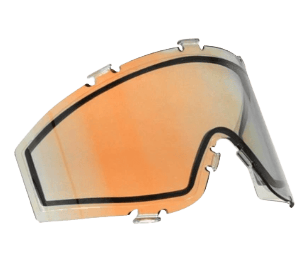 JT Spectra Thermal Lens Prizm 2.0 Lava orange mirror paintball mask replacement lens.