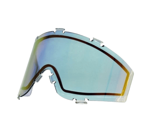 JT Spectra Thermal Lens Prizm 2.0 Sky blue mirror paintball mask replacement lens.