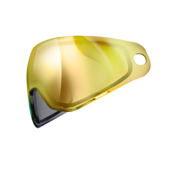 HK Army KLR/SLR Pure Lens Prestige Gold mirror paintball mask replacement lens.