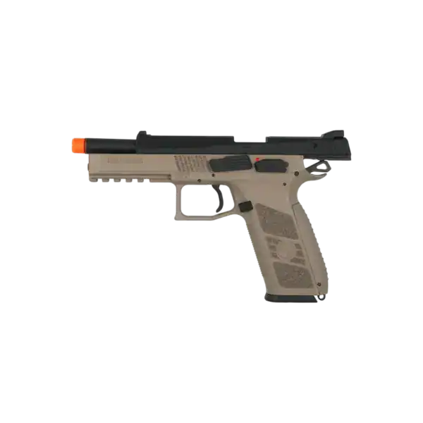 actionsportgames cz p 09 co2 blowback pistol | plastic slide | dual tone fde | new