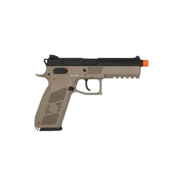 actionsportgames cz p 09 co2 blowback pistol | plastic slide | dual tone fde | new