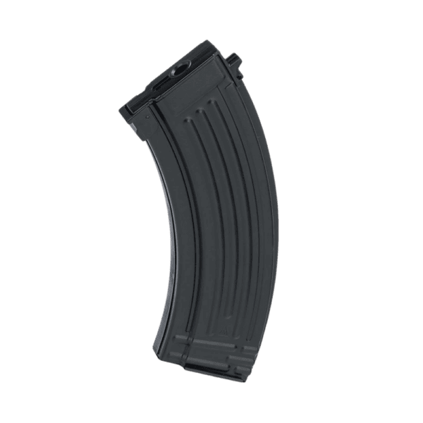 LCT LCK47 Steel AK Magazine 130 Round black rifle mag for tactical cross-training paintball.