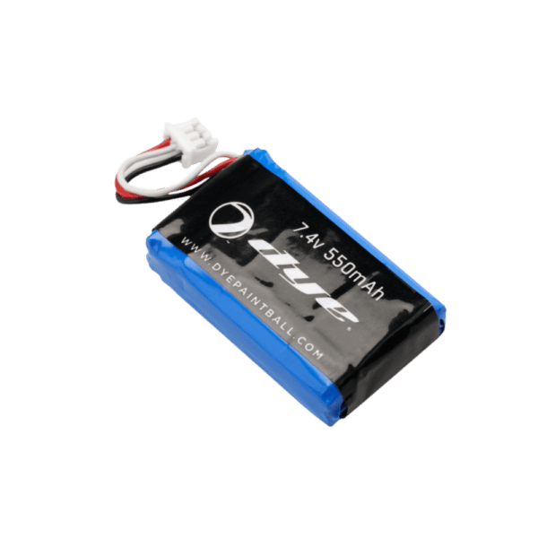 Brand new DYE M2/M3 LI BATTERY lithium-ion replacement part for electronic paintball markers.