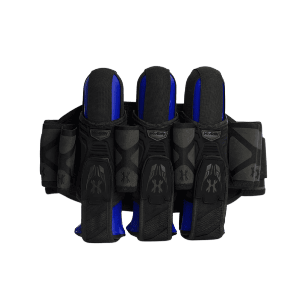 HK Army Magtek Harness 3+2 Blackout magnetic paintball pod pack.
