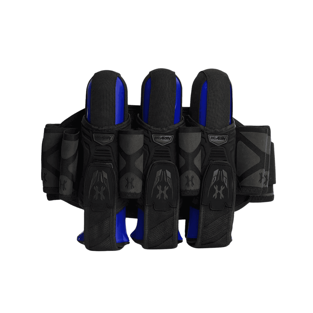 HK Army Magtek Harness 3+2 Blackout magnetic paintball pod pack.
