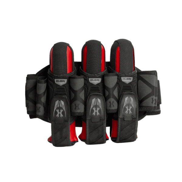 HK Army Magtek Harness 3+2 Grey magnetic paintball pod pack.