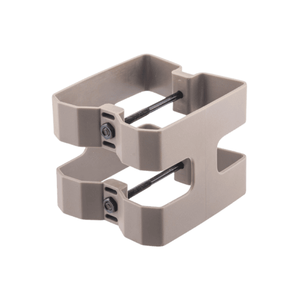 Matrix Matrix Dual Clamp for M4 M16 Airsoft Magazines black paintball training coupler.