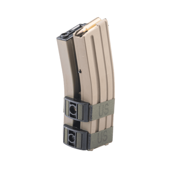 Matrix Matrix Electric Auto Winding Dual Mag for M4 M16 Series 800rd Tan paintball cross-training loader.