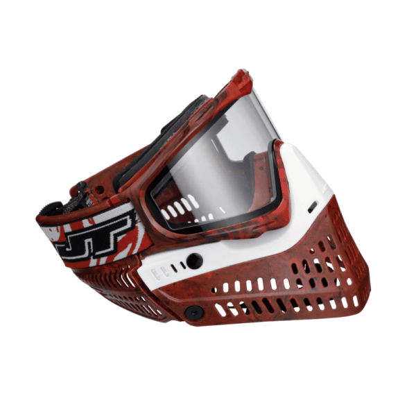 Proflex LE paintball goggle limited edition RED and White Marble Away Edition mask.