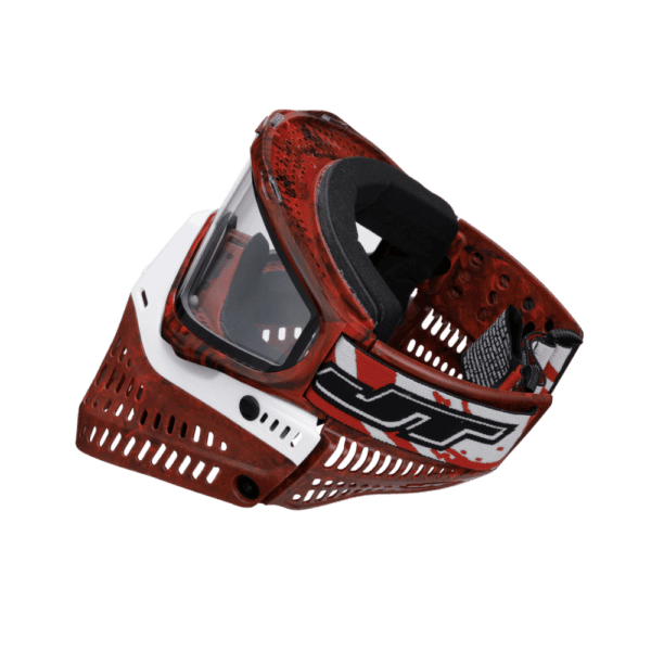Proflex LE paintball goggle limited edition RED and White Marble Away Edition mask.