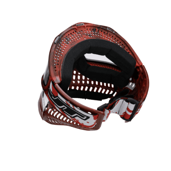 Proflex LE paintball goggle limited edition RED and White Marble Away Edition mask.