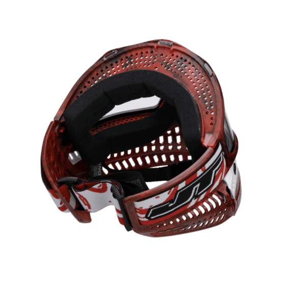 Proflex LE paintball goggle limited edition RED and White Marble Away Edition mask.