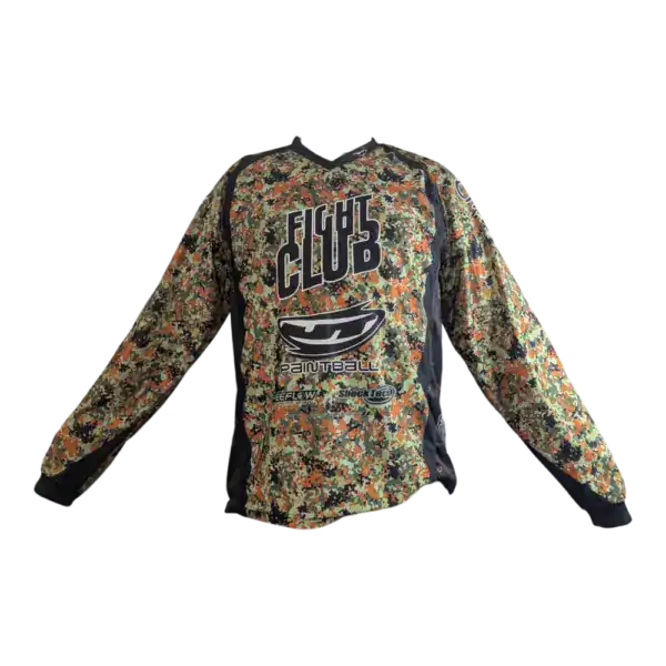 custom jt fight club jersey, camo, 2xl used