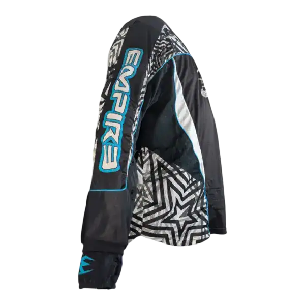 empire jersey ltd run, blue/white/black stars, 3xl used