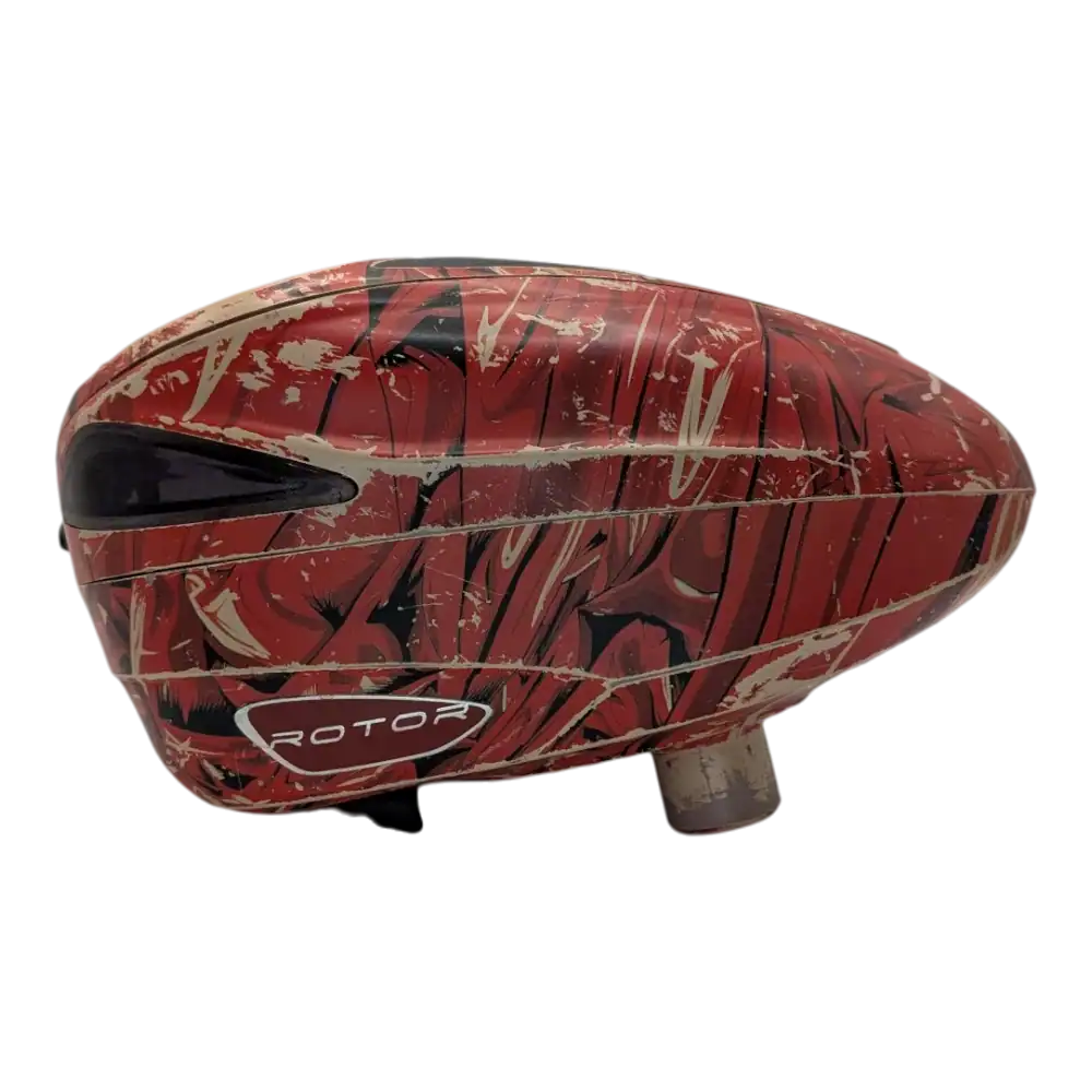 dye rotor, red/black used