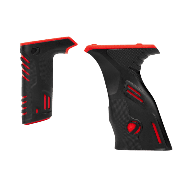 DYE Sticky Grip Kit MXR Black and Red paintball marker upgrades.