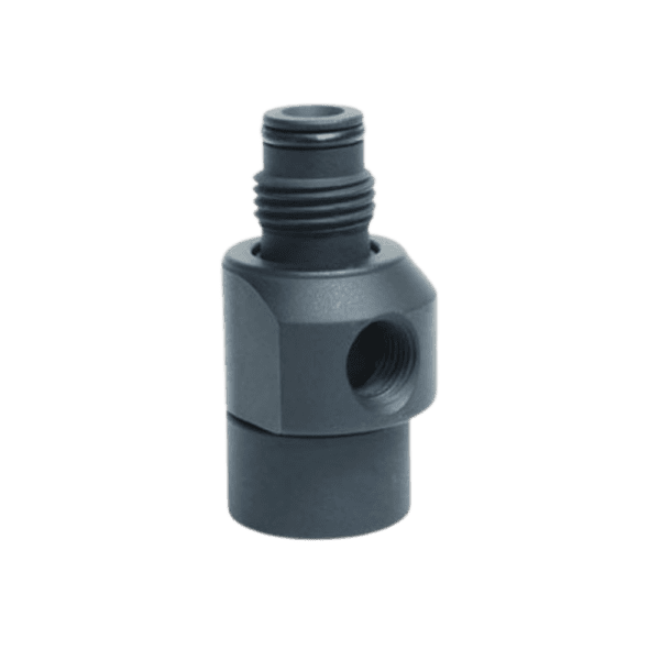 Brand new TechT Optimus 360 Swivel Gauge Adapter with DM/PM 8/9 threads for paintball markers.