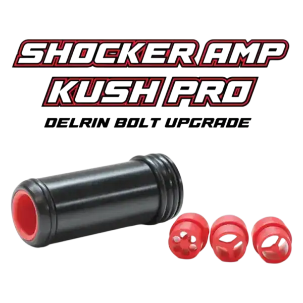 techt shocker amp & luxe x kush pro delrin bolt | black | new